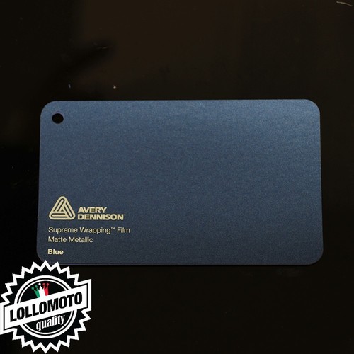 Blue matte metallic pellicola - matte,