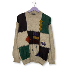 Maglione Vintage multicolore a