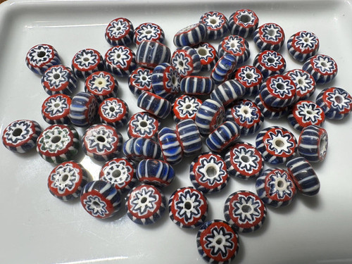 Perline vetro multicolore - perline,
