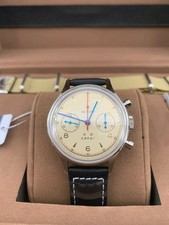 1963 aviation pilot chronograph watch Sapphire Display Case Back 819.87.1963A
