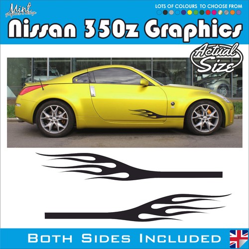 Nissan 350z strisce - strisce, laterali