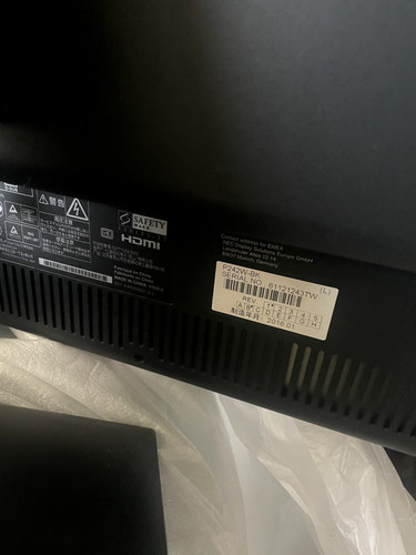 Monitor nec p242w 24 - p242w-bk., 24"