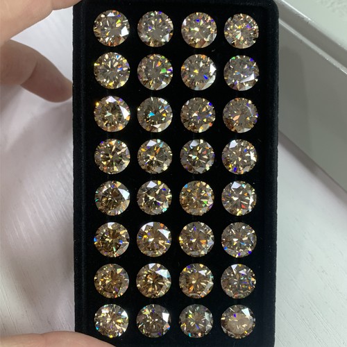 Moissanite sfusa taglio tondo