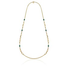 UNOAERRE COLLANA LUNGA DORATA