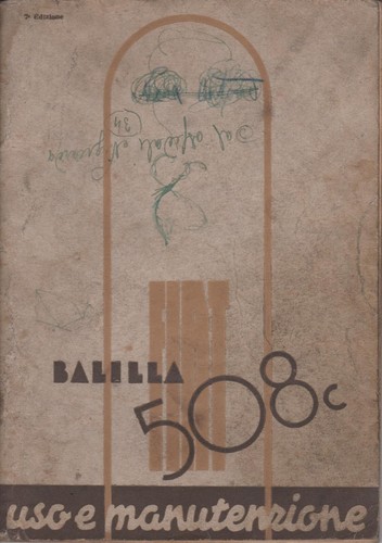 Fiat 508 libretto uso - fiat,