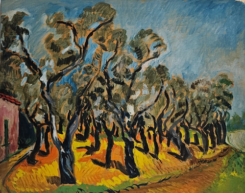 Massimo pini dipinto olio - massimo,