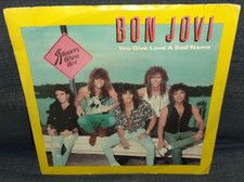 DISCO VINILE ROCK ANNI 80 BON JOVI You Give Love a Bad Name,Raise your Hands 80s