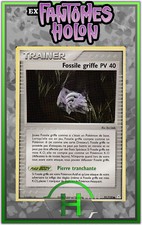 Fossile griffe PV 40 - EX:Fantômes Holon - 91/110 - Carte Pokemon Française