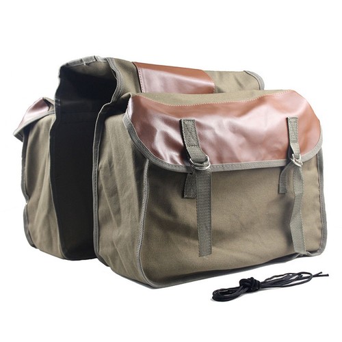 Borsa bici tela vintage