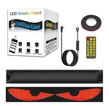 LED Matrix Pixel Pannello Bluetooth App USB Controllo Scorrimento Pubblicit IP65