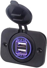 2 Prese USB 4,2A 5V + Maschera