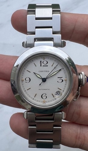 Cartier pasha 2324 stainless - pasha, c