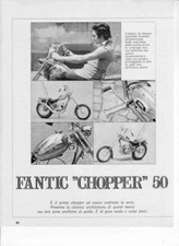 advertising Pubblicità-FANTIC MOTOR CHOPPER 50 1972-MOTOITALIANE MOTOSPORT EPOCA
