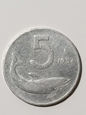 MONETA ITALIA 5 LIRE 1954 (D)