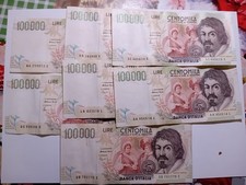 banconote italiane 100000 lire