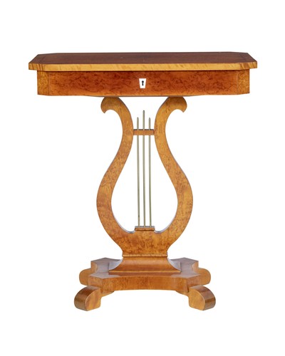 Tavolo occasionale forma lira - tavolo,