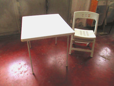 Set da giardino  Tavolo rettangolare e Sedia pieghevole VINTAGE.          FC