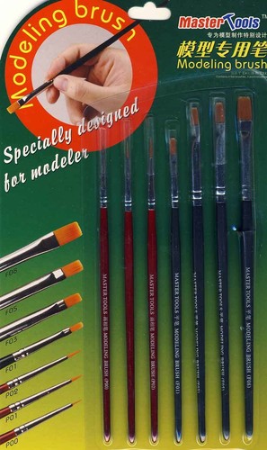 Trumpeter hobby pinselset - trumpeter,