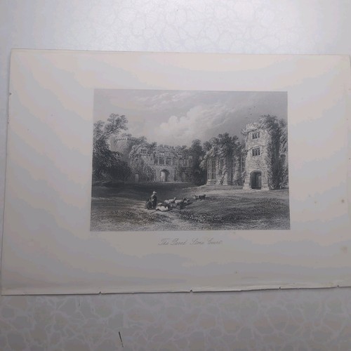 C1844 antique engraving - c1844,