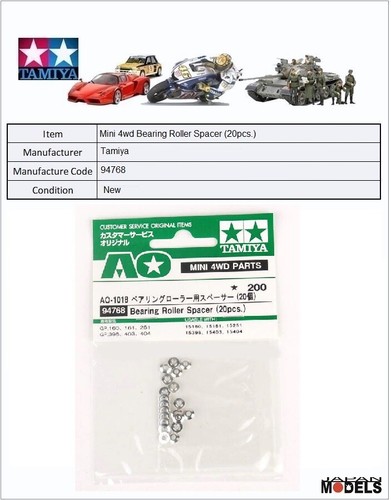 Mini 4wd bearing roller spacer - roller,