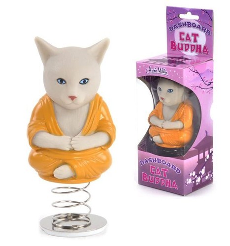 Gatto buddha pupazzo molla - pupazzo,