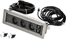 Kopp 939625011 VersaFRAME-Ciabatta elettrica da Incasso, 2 Prese RJ45/11 C/11 Ca