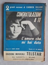 CARMEN VILLANI CONGRATULAZIONI