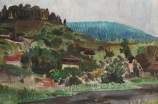 Dipinto ad olio espressionista