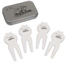 'Combine Harvester' Golf Divot Tool/Riparazione Forcella Set Regalo (GO00063151)