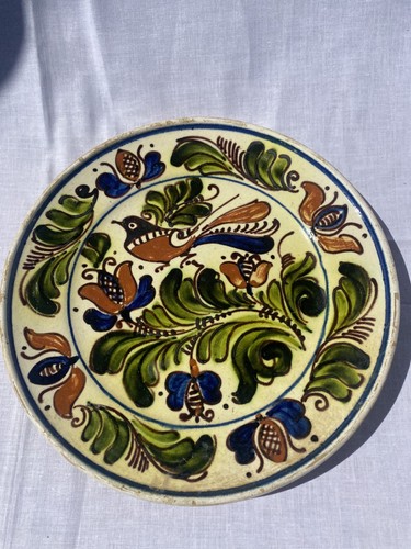 Piatto terracotta con - piatto,