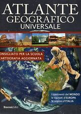 ATLANTE GEOGRAFICO UNIVERSALE - Mondo Europa Italia - Scuola ragazzi Rusconi