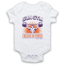 I BELIEVE IN FITNESS UNOFFICIAL SUN GYM MIAMI FLORIDA BABY GROW BABYGROW GIFT