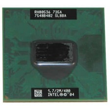 CPU Intel Pentium M 735A Centrino 1.70GHz SL8BA mobile 2MB 1.7/2M/400 processore