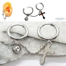 Orecchino doppio cerchio con