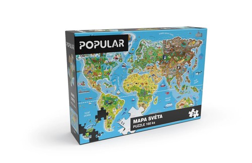 Puzzle mappamondo 160 cz - pz.,