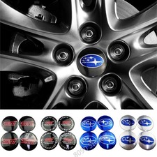 4 pezzi adesivo emblema tappo mozzo centrale ruota auto 56 mm 60 mm 65 mm per Subaru