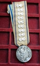 Ww2 Medaglia Ventennio Famiglie Numerose Con 9 Fiocchi (Figli)