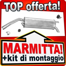 Silenziatore Posteriore per FIAT STILO 1.2 2-Volumi 2001-11.2003 Marmitta