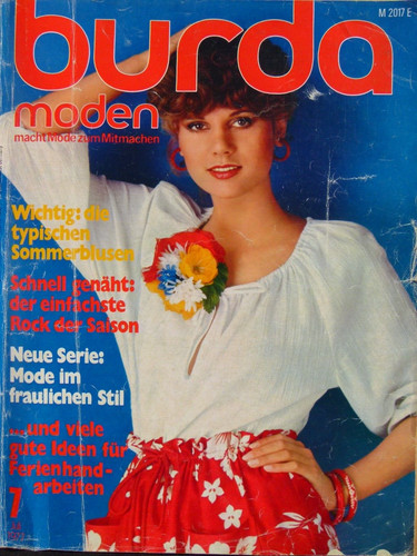 Vecchio quaderno moda burda - quaderno,