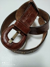 Cinta Donna Vera Pelle Stampata Coccodrillo Giorgio Ferri