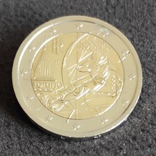 Moneta Italia 2 Euro 2006 Giochi Olimpici Invernali Torino SPL Circolata