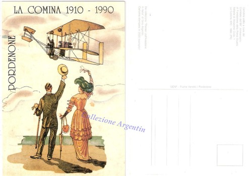 Cartolina nuova comina 1910 - la,