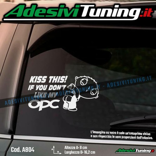 Adesivo kiss this stewie - kiss,