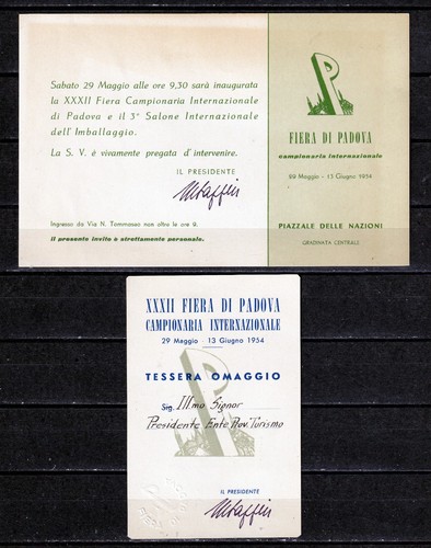 Xxxii fiera padova 1954 - fiera,