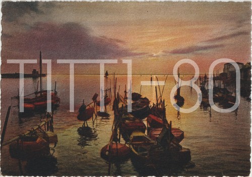Chioggia tramonto sulla - -,