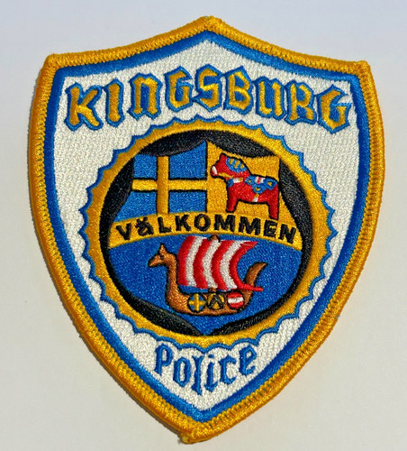 Patch polizia kingsburg - patch,