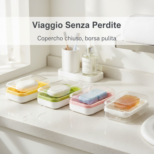 Porta sapone viaggio con - porta,