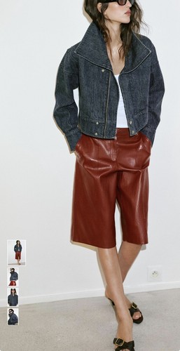 Giacca denim cropped - giacca,