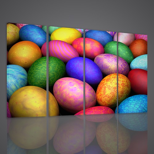 Quadri moderni eggs color - quadri,