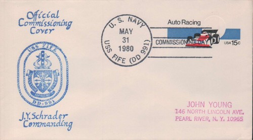 Uss fife 991 commissioning - uss,